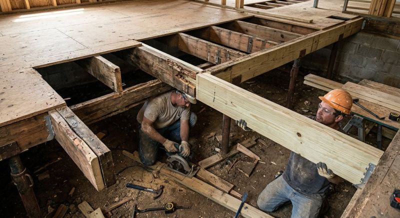 Floor Joists Repair in Wilmington, NC
