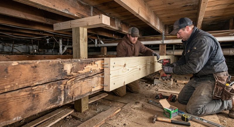 Floor Joists Replacement in Kansas City, KS
