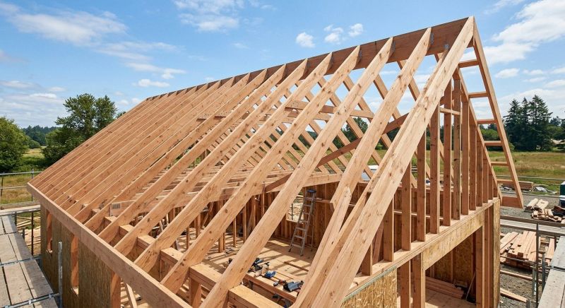 Hip Roof Framing in Conroe, TX