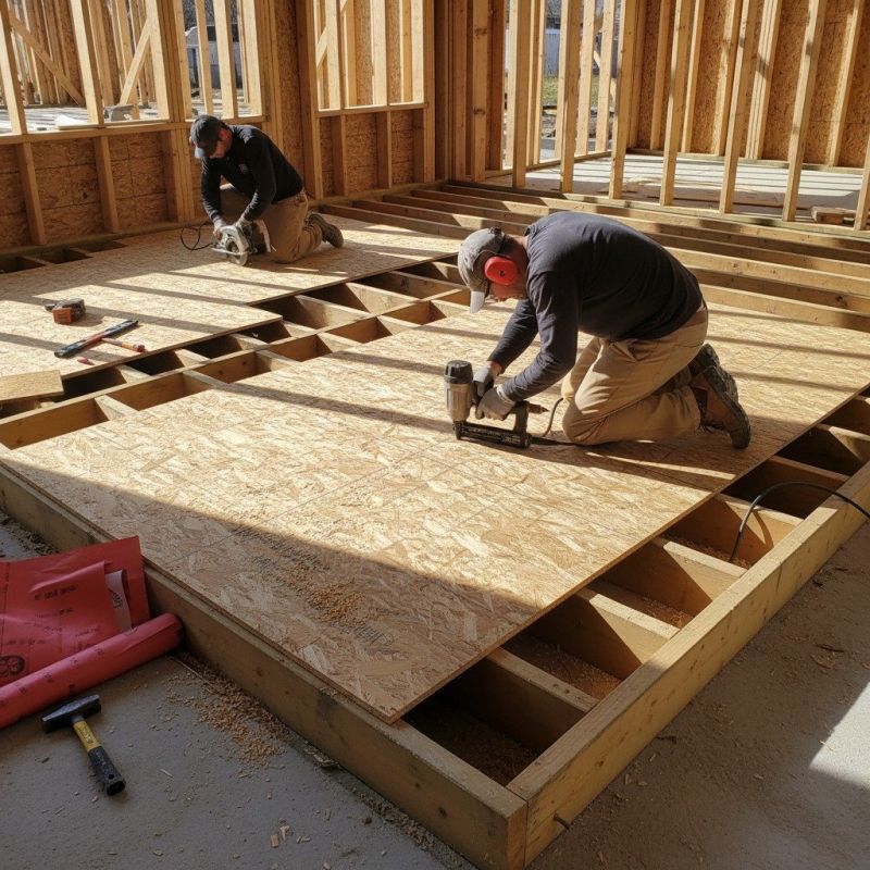 Plywood Flooring Installation in Conroe, TX