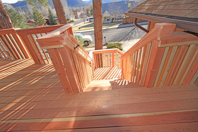 Redwood Deck Installation in Boston, MA