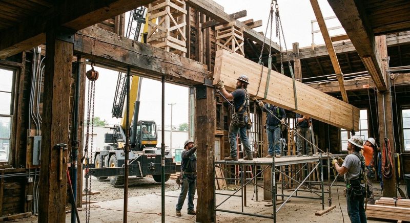 Roof Beam Replacement in Kansas City, KS