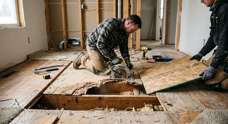 Squeaking Floor Repair in Conroe, TX