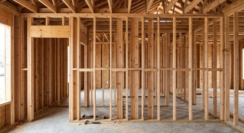 Stud Wall Framing in Conroe, TX
