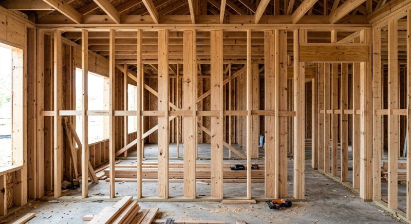 Stud Wall Installation in Conroe, TX