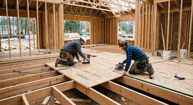 Subfloor Installation in Conroe, TX