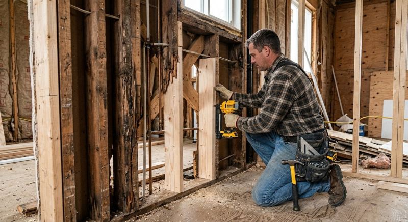 Wood Beam Repair in Kansas City, KS