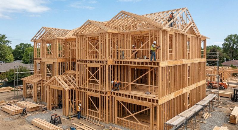 Wood Framing Construction in Conroe, TX